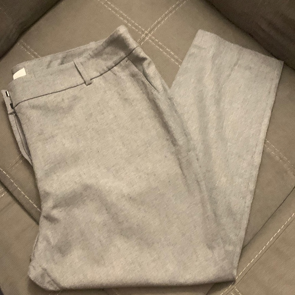 Pure Energy Stretch Ankle Pants Gray  Cotton/Spandex   22W  NEW